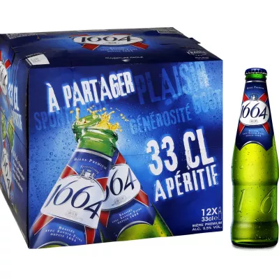 Birra bionda, 12x33cl - 1664