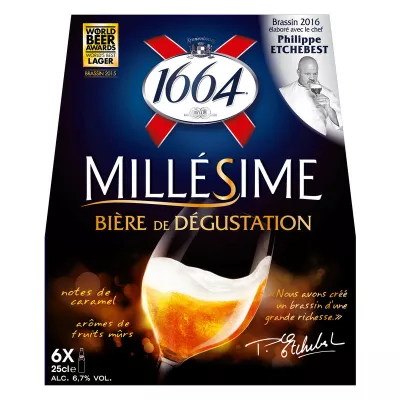 بيرة شقراء، 6x25cl - 1664
