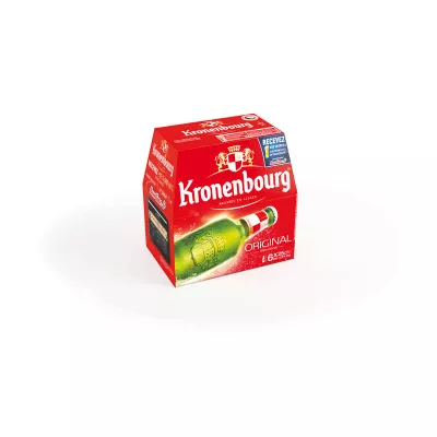 金色啤酒，6x25cl - KRONENBOURG