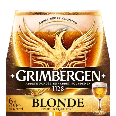 Bière d'Abbaye Blonde,6x25 cl - GRIMBERGEN