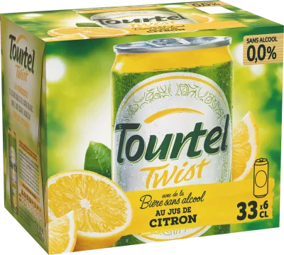 بيرة الليمون غير الكحولية، 6x33cl - TOURTEL