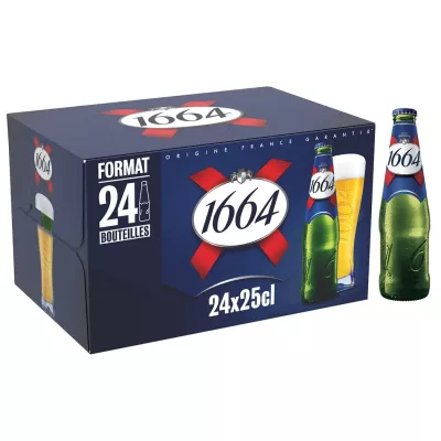 Blonde Beer 24x25cl - Kronenbourg