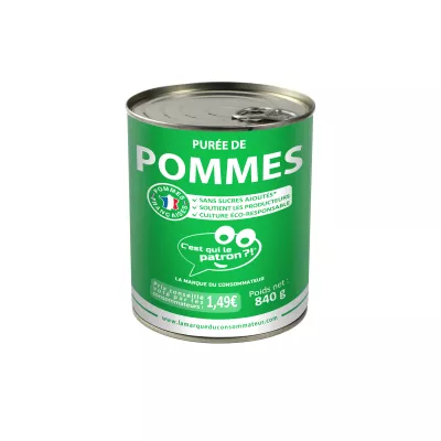 Bte 4 4 Puree Pomme Cqlp 840g