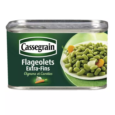 Flageolets Extra Fins, 265g - CASSEGRAIN