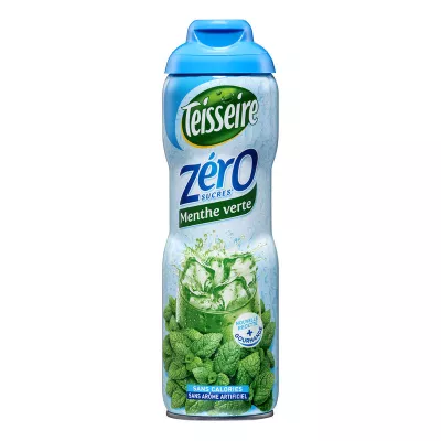 Sirop à la menthe zéro sucres - TEISSEIRE