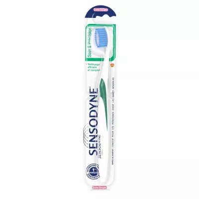 Brosse à dents soin et protection extra souple - SENSODYNE