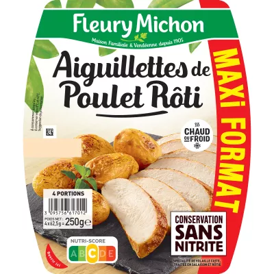 Aiguillettes de poulet rôties au four - FLEURY MICHON