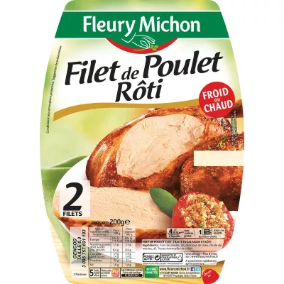 Filet De Poulet Roti, 200g -  FLEURY MICHON