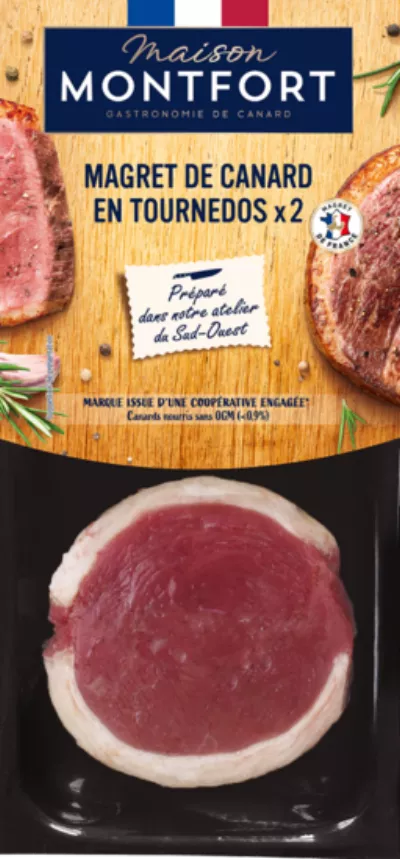 Petto d'anatra Tournedos da 240 g