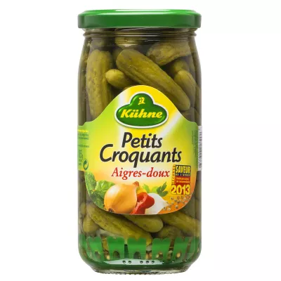 Pequeños encurtidos descarados amargos 185g - KUHNE