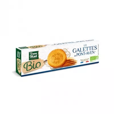 Galettes bretonnes de Pont-Aven BIO 100g - TRAOU MAD