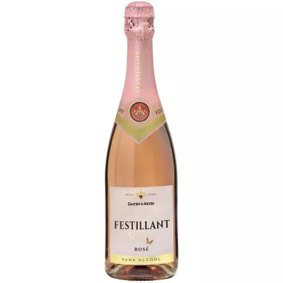 Festillant Fraise Sans Alcool, 0,3°, bouteille de 75cl -HABEAT GAUDIA