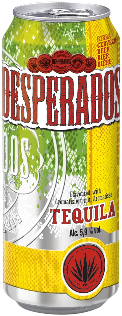 Tequila ya bia iliyoangaziwa, 5.9 °, 50cl - DESPERADOS