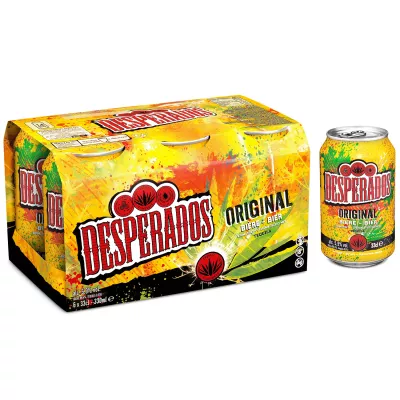 Bière Aromatisée Tequila,6x33cl - DESPERADOS