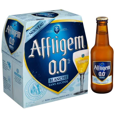 Alcohol-Free White Beer, 6x25cl - AFFLIGEM