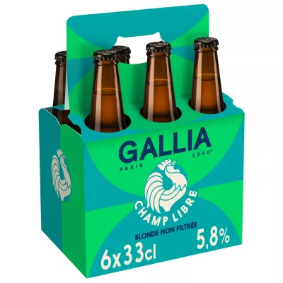 6x33cl Gallia 5 8 Ch Libre