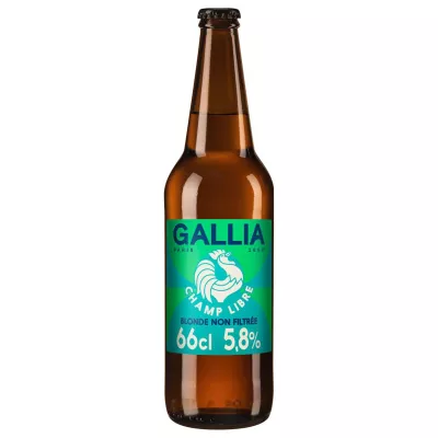 Ungefiltertes Blondes Bier 66cl - GALLIA