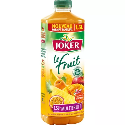 Multifruit -Saft ohne Zucker 1,5 l hinzugefügt - JOKER