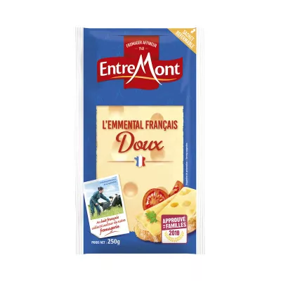 Jibini tamu la emmental la Kifaransa 250g - ENTREMONT