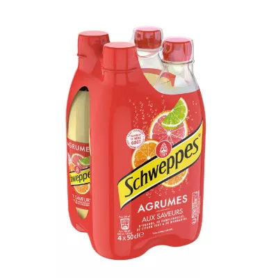 Soda 4 4x50cl citrus - SCHWEPPES