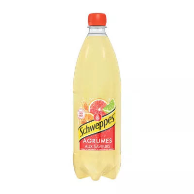 Soda saveur Agrumes 1L - SCHWEPPES