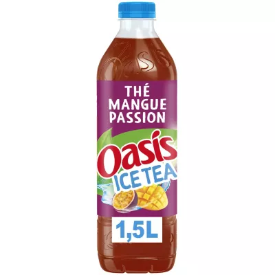 مشروب فواكه مانجو بنكهة شاي باشن 1.5 لتر - Oasis