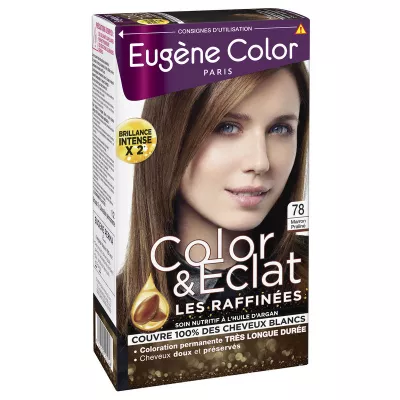 Стойкая краска для волос Пралине Коричневый 78 - Eugene Color