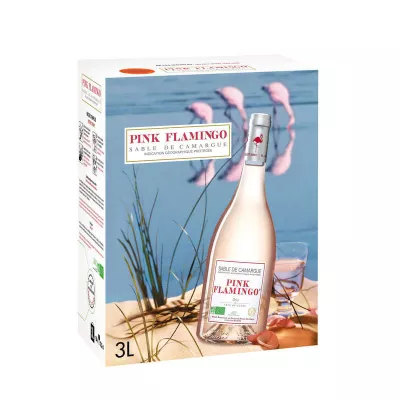 Vin Rosé Sable de Camargue, 3l - PINK FLAMINGO