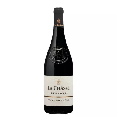 Vino Tinto Reserva Côtes du Rhône, 13°, 75cl - LA CHASSE