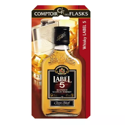 Blended Scotch Whisky, 40°, Flask de 20cl, LABEL 5