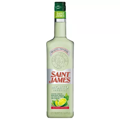 Rhum Mojito Impérial Au Rhum Agricole 70cl - St James
