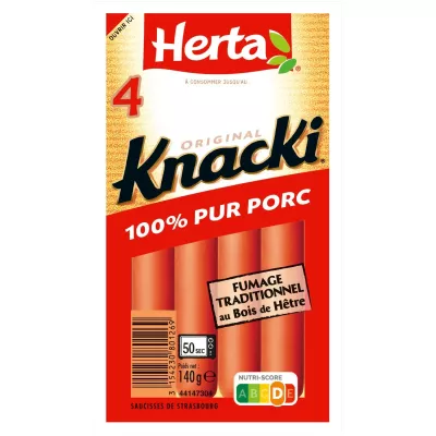 Knacki Porc 4 Pezzi 140g