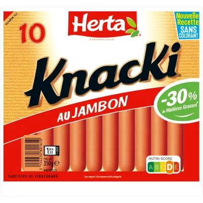 Knacki-Würstchen mit Schinken, 350g - HERTA