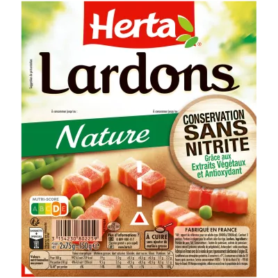 Natures Conservation ベーコン、亜硝酸塩不使用、75g - HERTA