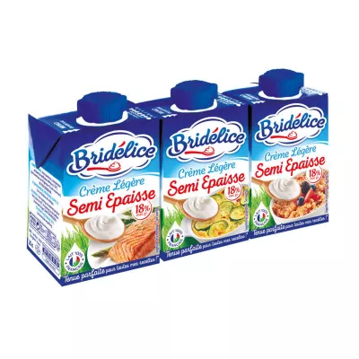 セミ濃厚ライトクリーム 18%mg - BRIDÉLICE