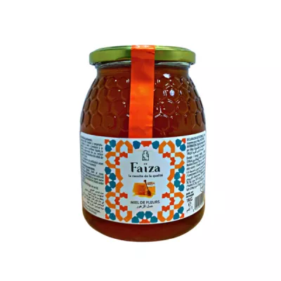 Miel Fleur Pot Verre 1kg