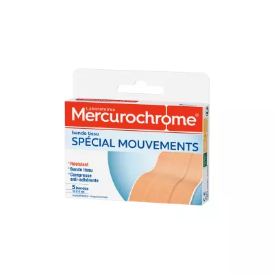 ضمادة قماش ضمادة 10x6 سم - Mercurochrome