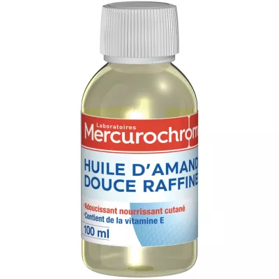 Olio di mandorle dolce raffinato 100 ml -mercrome