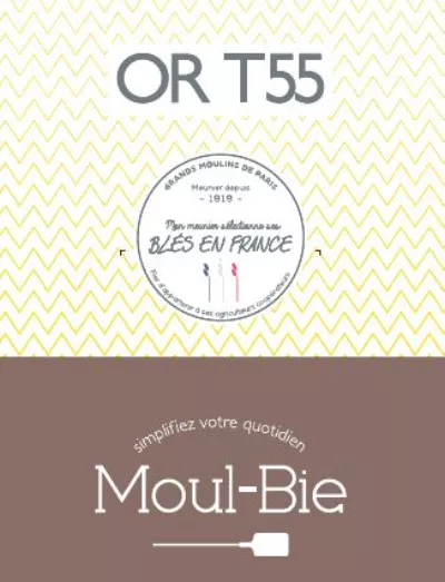 Farine T55 Mb Or 25kg - Grands Moulin De Paris