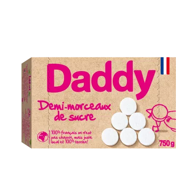 Sucre Demi-morceaux Rond 750g - DADDY