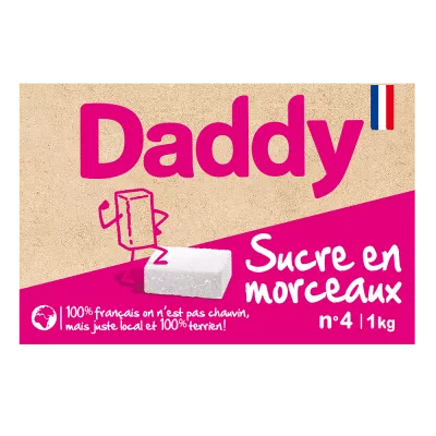Sugar cubes n°4 1KG - DADDY