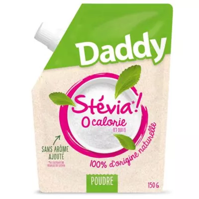 Édulcorant stévia 0 calorie 150g - DADDY