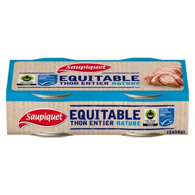 Natürlicher ganzer Thunfisch MSC 112g - SAUPIQUET