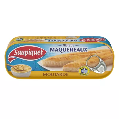 Filetes de Cavala com Mostarda, 169g - SAUPIQUET
