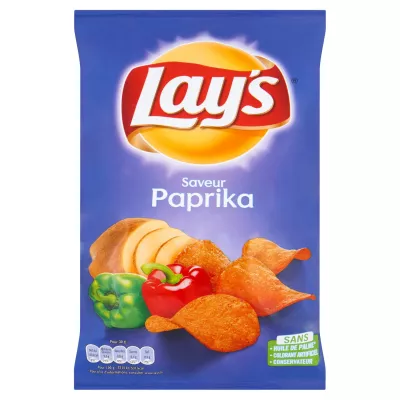 Paprika Flavor Crisps, 130g - LAY'S