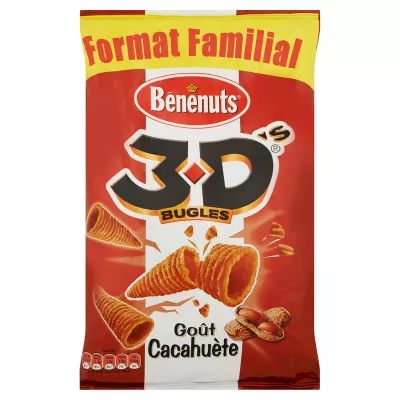 Chips 3D Cacahuète, 150g - BENENUTS
