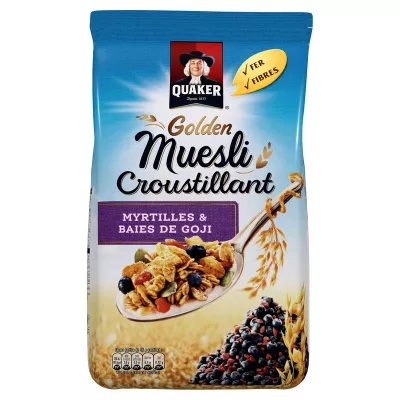 Muesli Myrtilles et Baie de Goji 500g - QUAKER
