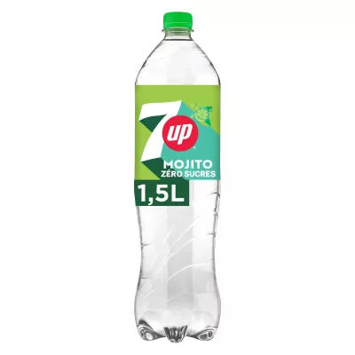 Soda senza zucchero limone sapore mojito 1.5l -  7UP