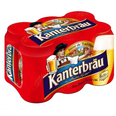 Biere Blonde de tradition  6x33cl - Kanterbrau