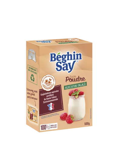 سكر بودرة زراعي ملتزم، 500 جرام - BEGHIN SAY